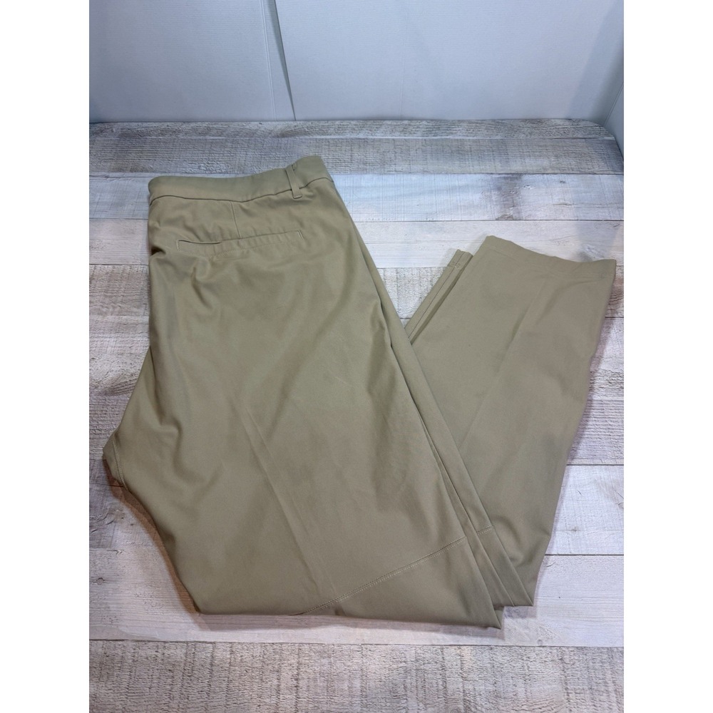 Lululemon Commission Pants Mens 38x30 Khaki Tan Warpstreme Classic Fit